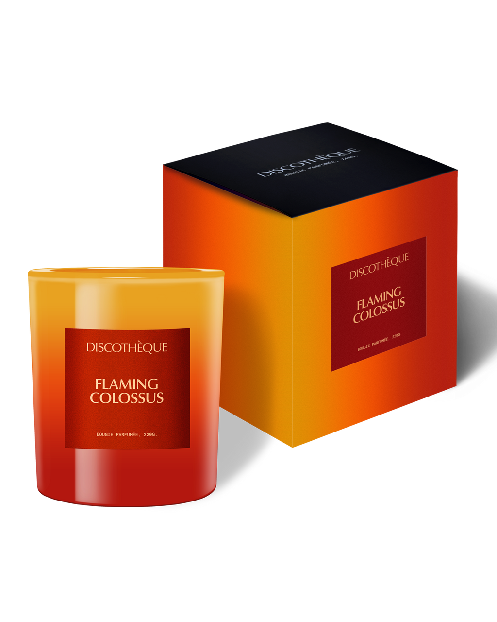 FLAMING COLOSSUS — 220G Candle — Discothèque Fragrances – DISCOTHÈQUE