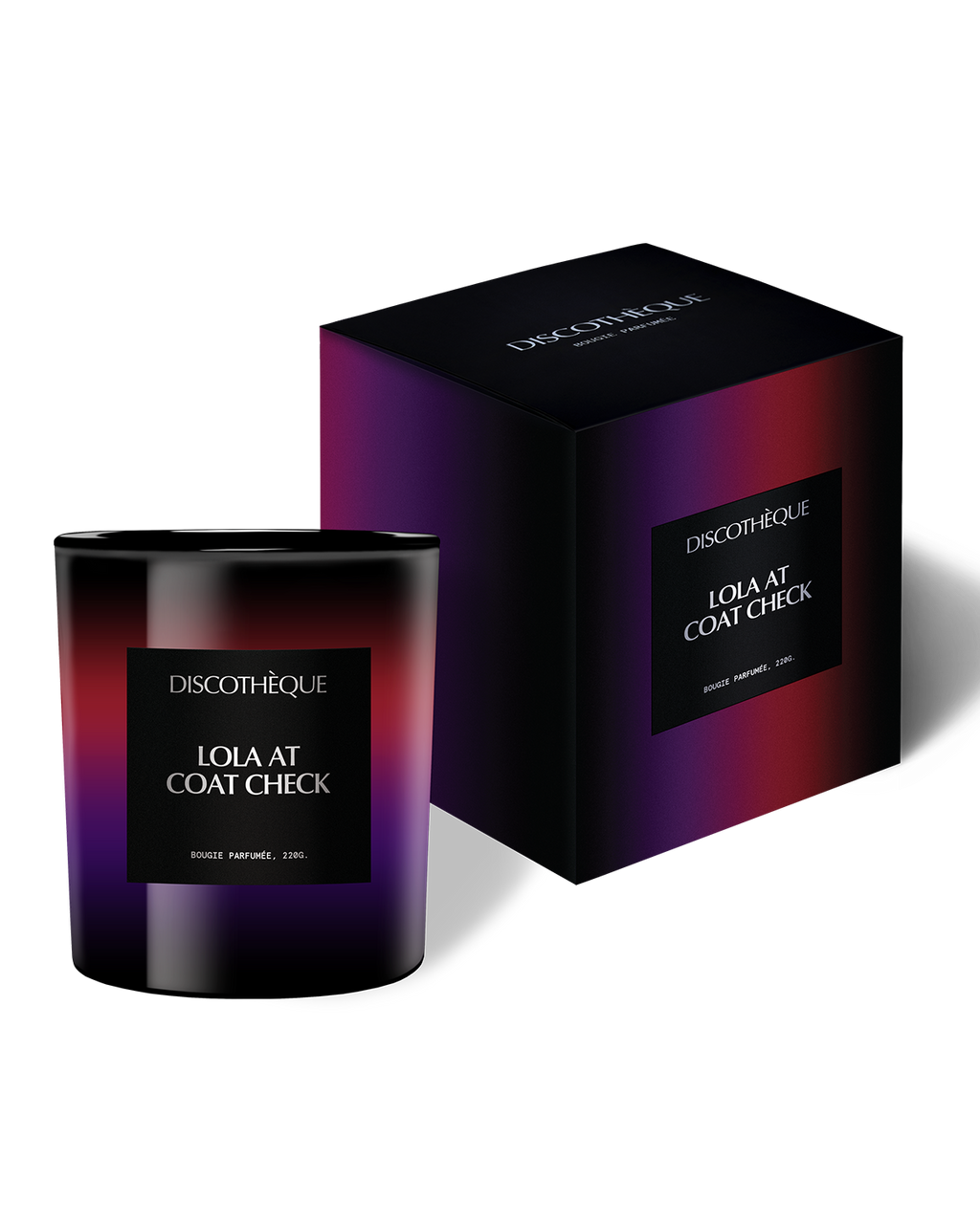 LOLA AT COAT CHECK — 220G Candle — Discothèque Fragrances – DISCOTHÈQUE